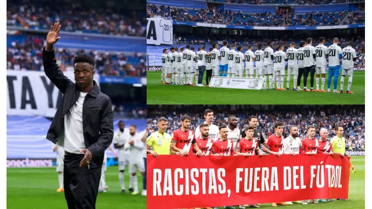 Vinicius y el Santiago Bernabéu, contra el racismo.