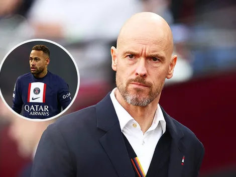 El mensaje de Ten Hag que ilusiona a los hinchas con Neymar