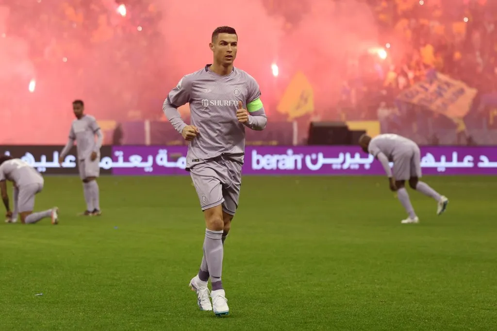 Ronaldo, estrella del Al Nassr (Getty)