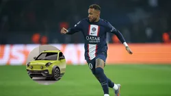 No es un Tesla: Este es el coche eléctrico personalizado que maneja Neymar