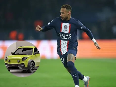 No es un Tesla: Este es el coche eléctrico personalizado que maneja Neymar