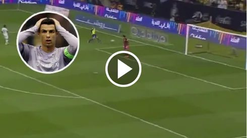 Cristiano Ronaldo erró un gol insólito y se convirtió en la burla de todos.