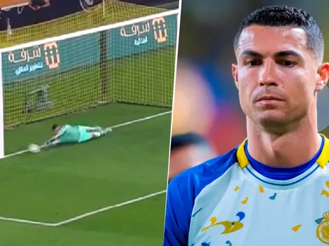 ¿No se lo aguanta? La reacción de CR7 con Rossi tras el gol que recibió