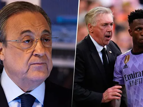 La reacción de Florentino ante la agresión que sufrió Vinícius