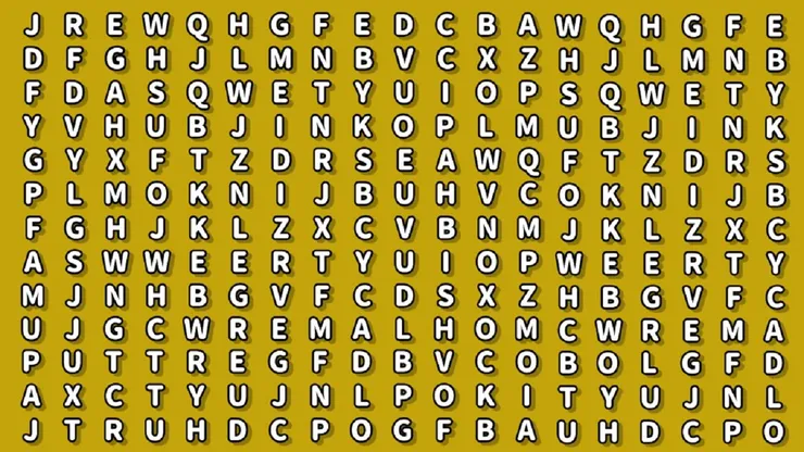 Solo para SUPERDOTADOS: encuentra la palabra GLOBO en 50 segundos