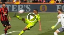 Casemiro y un gesto técnico espectacular para su golazo ante Bournemouth.