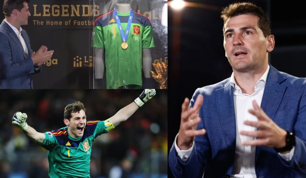 Iker Casillas entrega su camiseta a Legends: LEGENDS