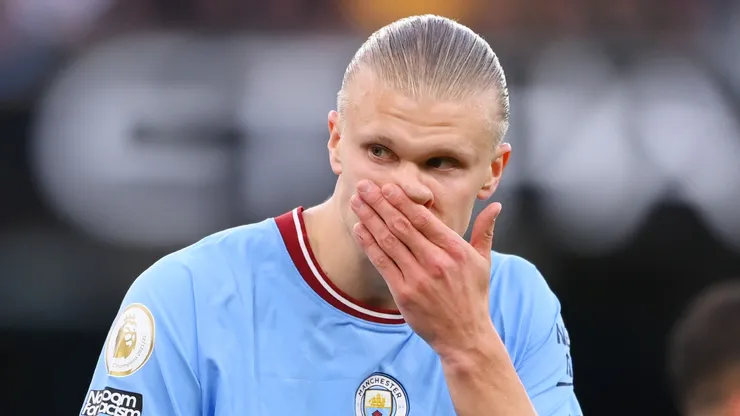Erling Haaland, figura y goleador de Manchester City.