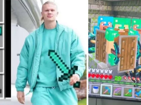 Con la mente en el juego: Antes de definir la Premier, Haaland sube una historia ¡jugando Minecraft!