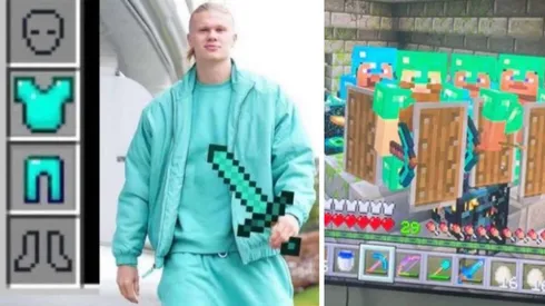 Con la mente en el juego: Antes de definir la Premier, Haaland sube una historia ¡jugando Minecraft!