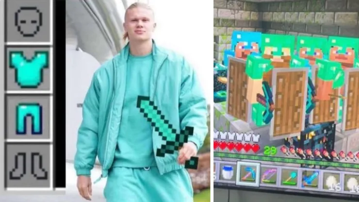 Con la mente en el juego: Antes de definir la Premier, Haaland sube una historia ¡jugando Minecraft!