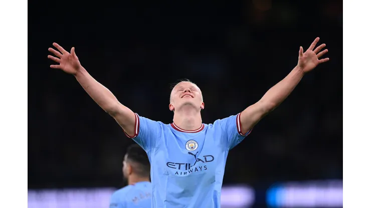 Haaland, el héroe, el goleador y la figura de Manchester City campeón.