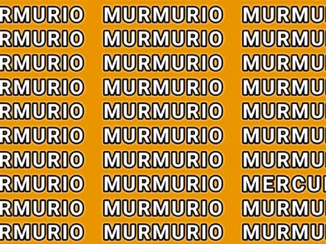 SOLO EL 3% PUDO: encuentra la palabra MERCURIO en 8 segundos