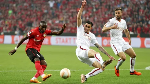 Diaby tuvo una de las jugadas más claras, pero Roma logró el premio de llegar a la final.