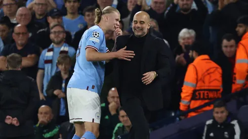 Erling Haaland, Pep Guardiola