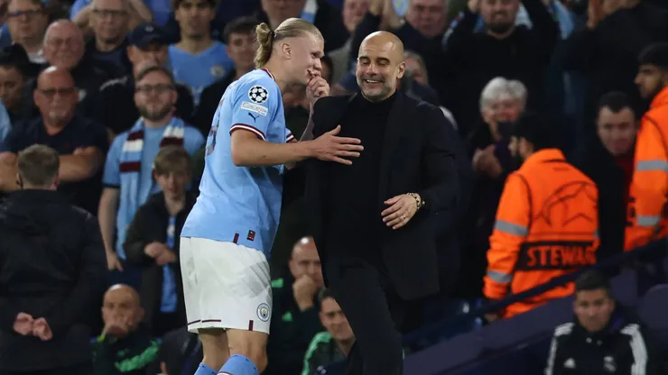 Erling Haaland, Pep Guardiola