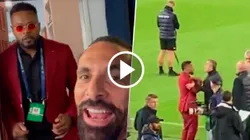 Evra se vistió de rojo y provocó a todo Manchester City.