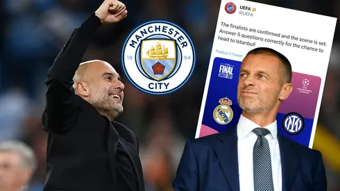 UEFA se equivocó con un tuit y Manchester City se lo hizo pagar caro