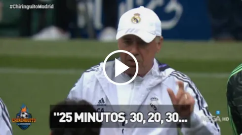 Carlo Ancelotti le anticipó a los jugadores del Real Madrid lo que cree que pasará vs. Manchester City. Captura del programa El Chiringuito.