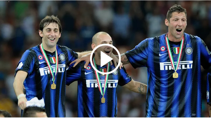 VIDEO | Dos leyendas de Inter vieron el derbi con los Ultras