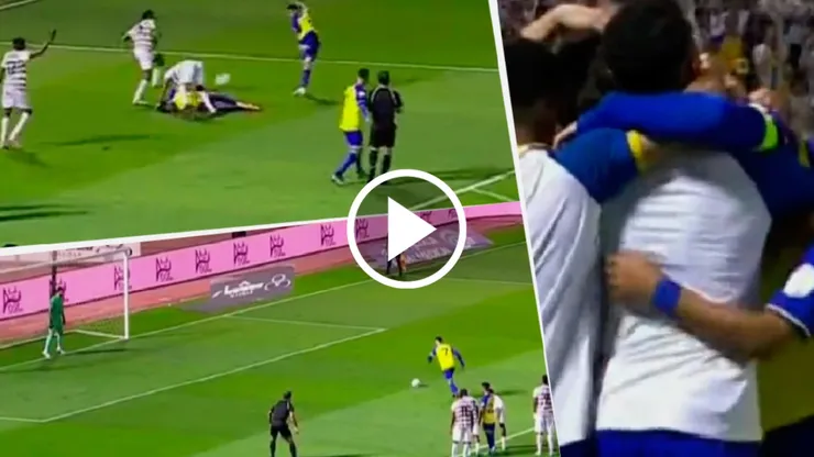 Cristiano Ronaldo y una secuencia extraña.