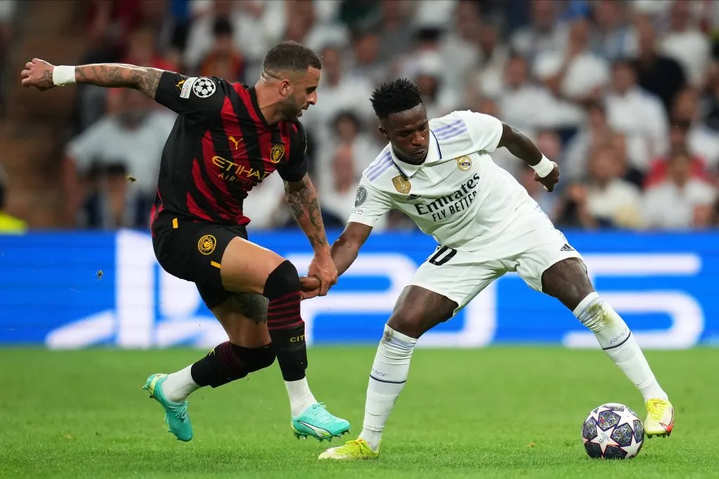 Kyle Walker vs. Vinicius Jr. (IMAGO / Pressinphoto)