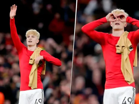 Revelan que los jugadores del Barcelona le recriminaron a Garnacho su festejo