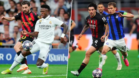 Semifinalistas de la Champions League (Getty)