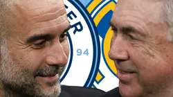 Pep Guardiola y Carlo Ancelotti.
