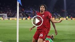 VIDEO | ¡La colgó en un ángulo! Exquisito gol de tiro libre de Alexander-Arnold