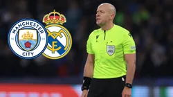 Árbitro para Manchester City vs. Real Madrid.