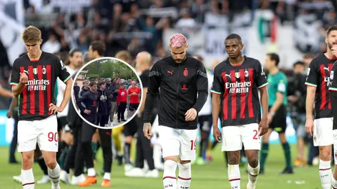 Nuevo encuentro entre los jugadores de AC Milan y los ultras (IMAGO / LaPresse)