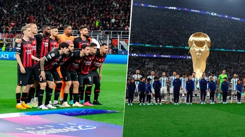 AC Milan sigue de cerca a un jugador de la Selección Argentina. Getty Images.