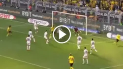 Haller y una fantasía para un golazo del Dortmund.