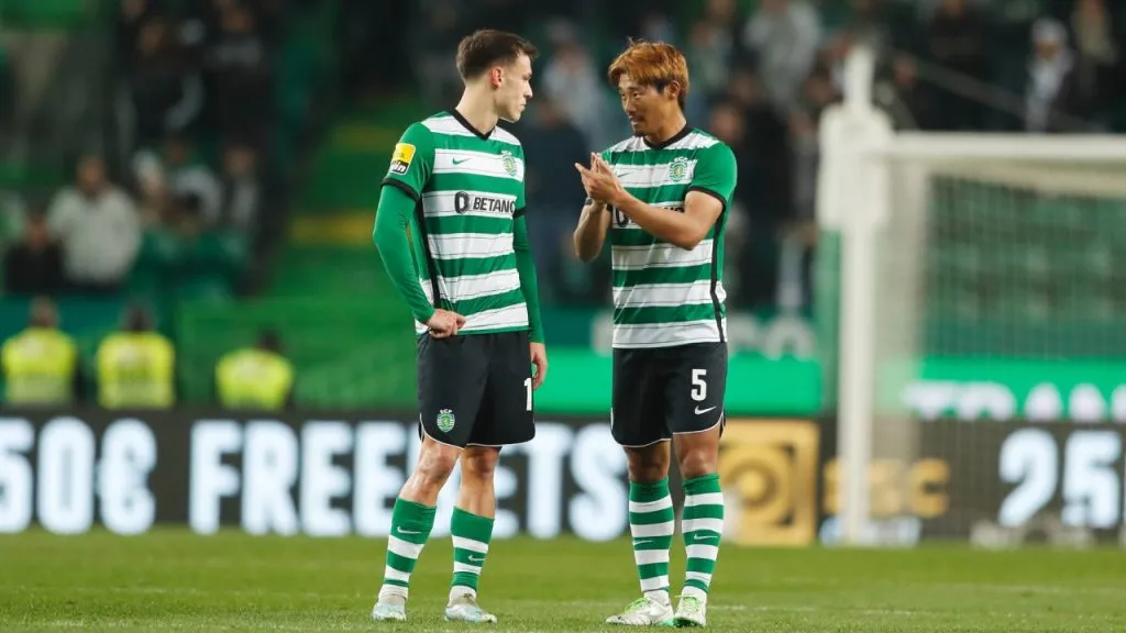 Ugarte y Morita, la dupla del mediocampo del Sporting (IMAGO / AFLOSPORT)