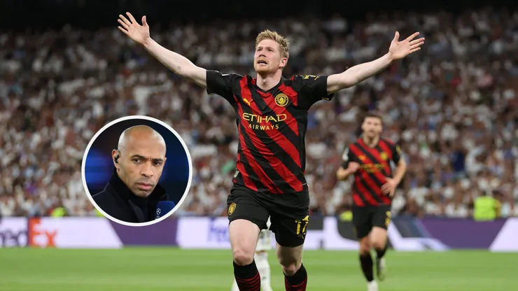 Kevin De Bruyne, Thierry Henrry (Getty)