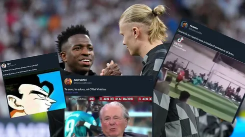 Los memes giran en torno a Haaland y Vinicius.