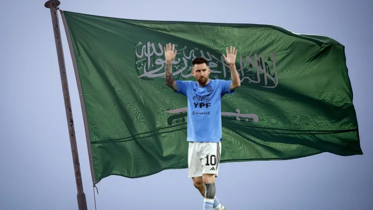 Arabia Saudita avanza por Lionel Messi. Getty Images.