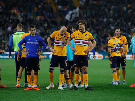 Sampdoria desciende y corre riesgo de bancarrota