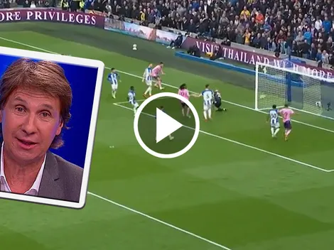 ¿Gol, córner, penal? El BLOOPER del Bambino Pons al relatar el gol del Everton