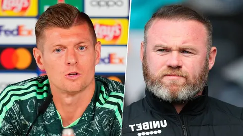 Tony Kroos no se achicó ante la polémica que impulsó Wayne Rooney. Getty Images