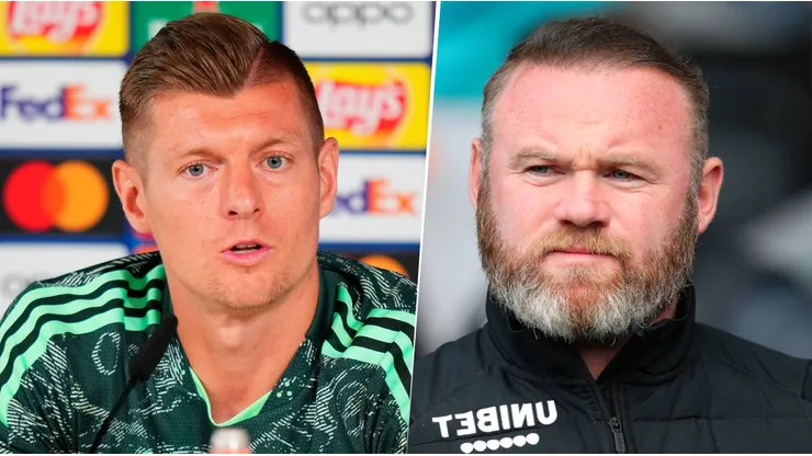 Tony Kroos no se achicó ante la polémica que impulsó Wayne Rooney. Getty Images