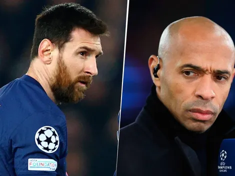 Henry dejó solo a Messi por su caso en PSG