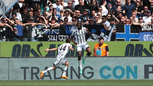 Juventus derrotó 2 a 0 a Atalanta. Getty Images.