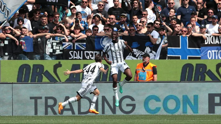 Juventus derrotó 2 a 0 a Atalanta. Getty Images.
