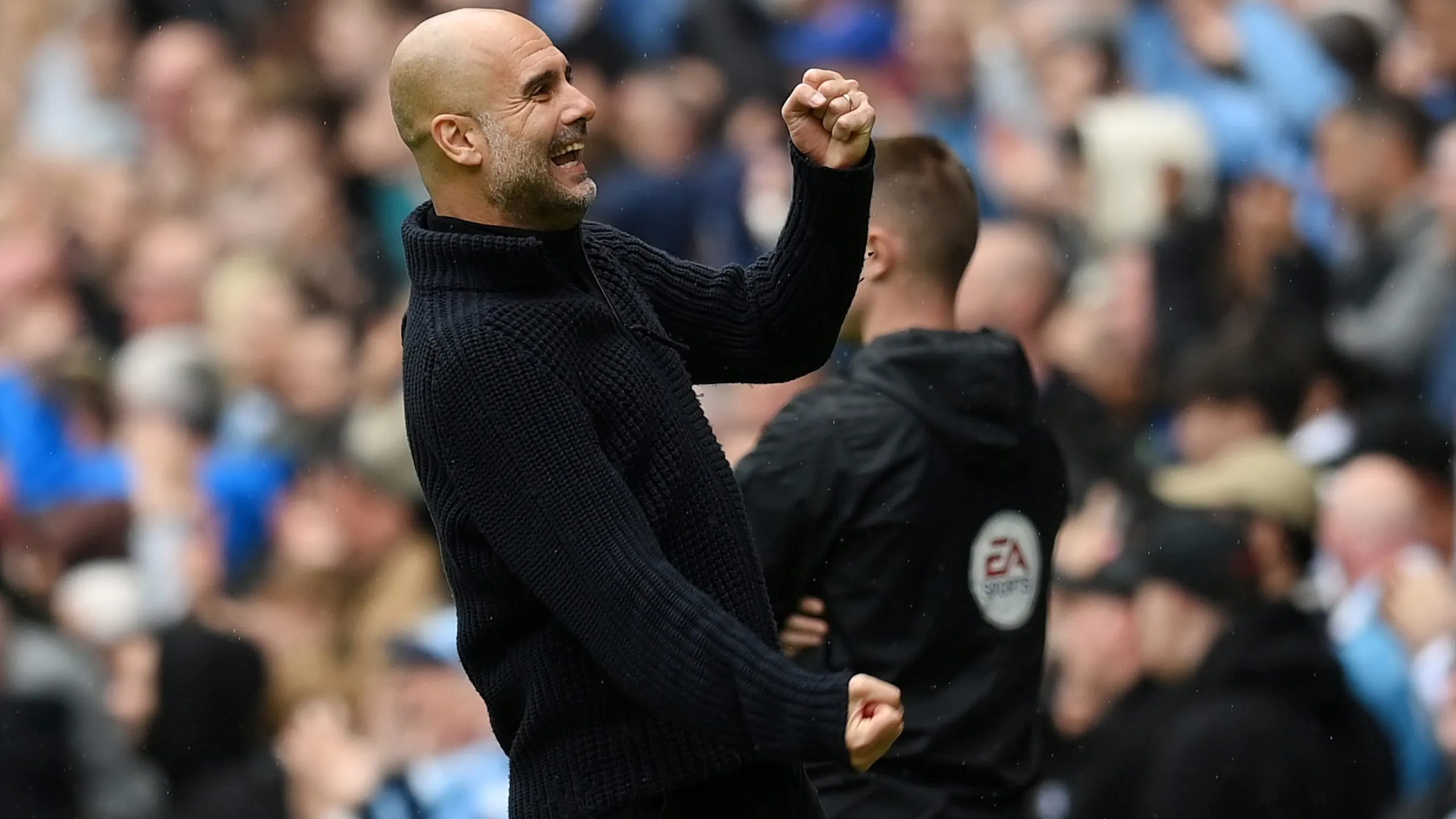Pep Guardiola va en busca del título que le falta al Manchester City: la Champions League. Getty Images
