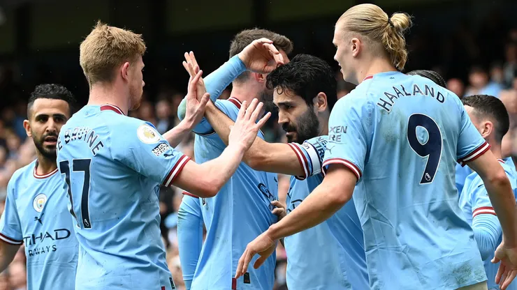 Manchester City llega al choque con el Real Madrid con un invicto de 20 partidos. Getty Images.