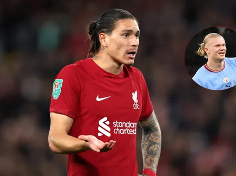 Nuevas críticas a Darwin Núñez: "Mientras Haaland rompe récords..."