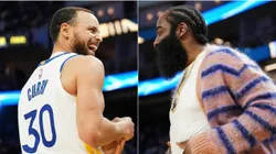Stephen Curry y James Harden.