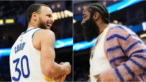 Stephen Curry y James Harden.